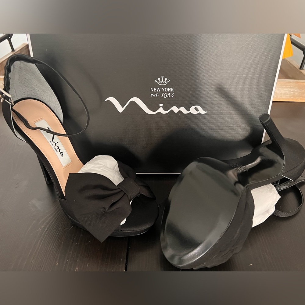 Nina FLOSIE MINI-MATTE-FAILLE-BLACK